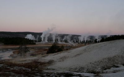 Upper Basin before sunrise